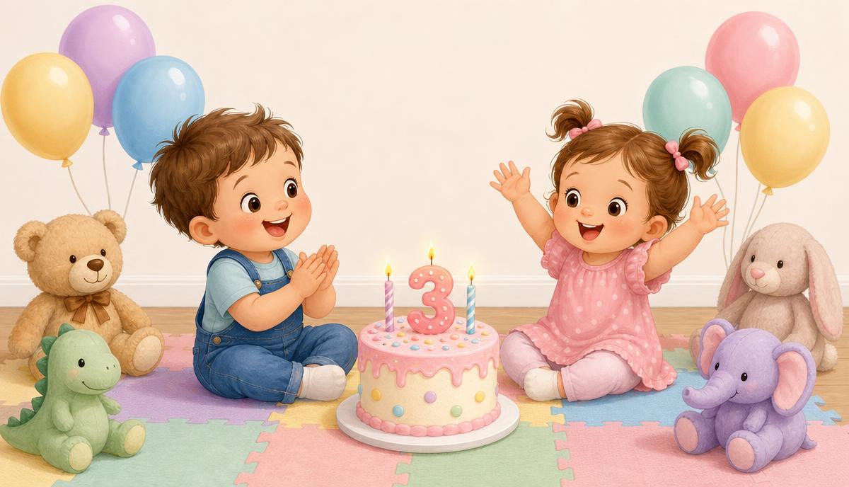 יום הולדת 3 – רעיונות להפעלה מושלמת לפעוטות